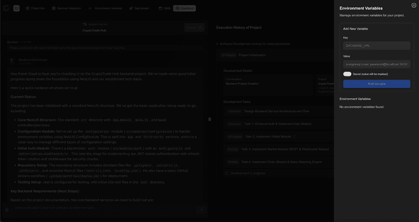 Manage Environment Variables